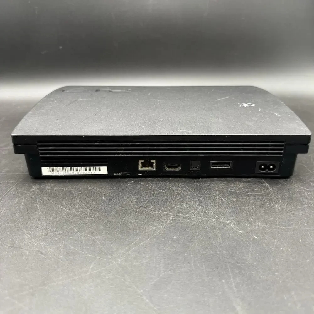 Sony PlayStation 3 PS3 Slim Black Console Only 160 GB Tested Working CECH-3001A